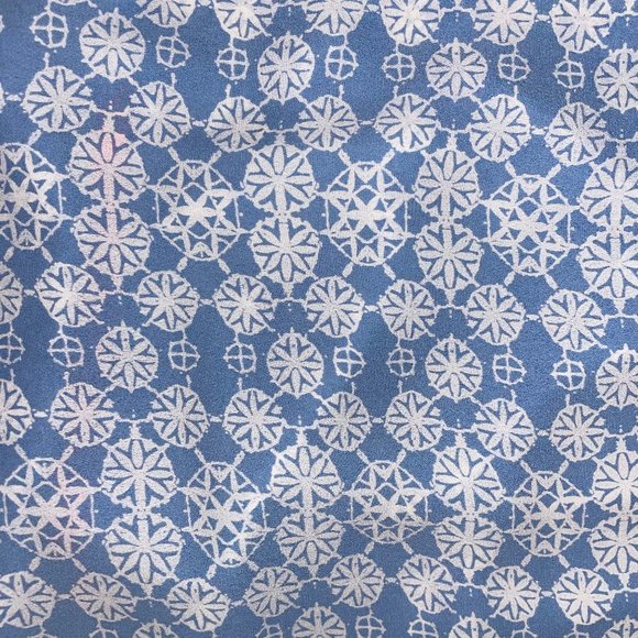 New Neiman Marcus Le Lis Long Sleeveless Slit Tie Neck Contrast Print Top - Picture 9 of 12